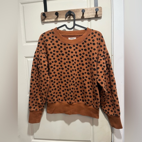 Madewell leopard dot sweatshirt - Picture 3 of 6